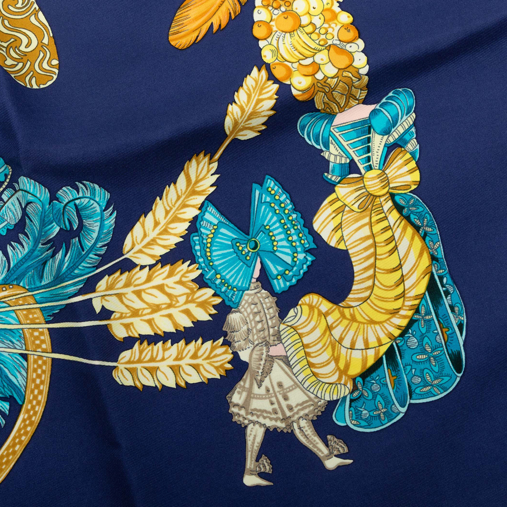 Pre-Loved Hermes Chapeau! Silk Scarf 90 - Picture 4 of 7